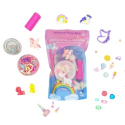 Invitation to imagine busy bag unicorn