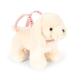 Konges Sløjd kindertasje puppy off-white