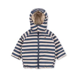 Konges Slojd winterjas ski-jas Nuka blue noir stripe