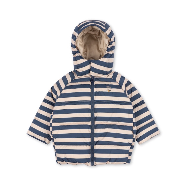 Konges Slojd winterjas ski-jas Nuka blue noir stripe