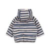 Konges Slojd winterjas ski-jas Nuka blue noir stripe