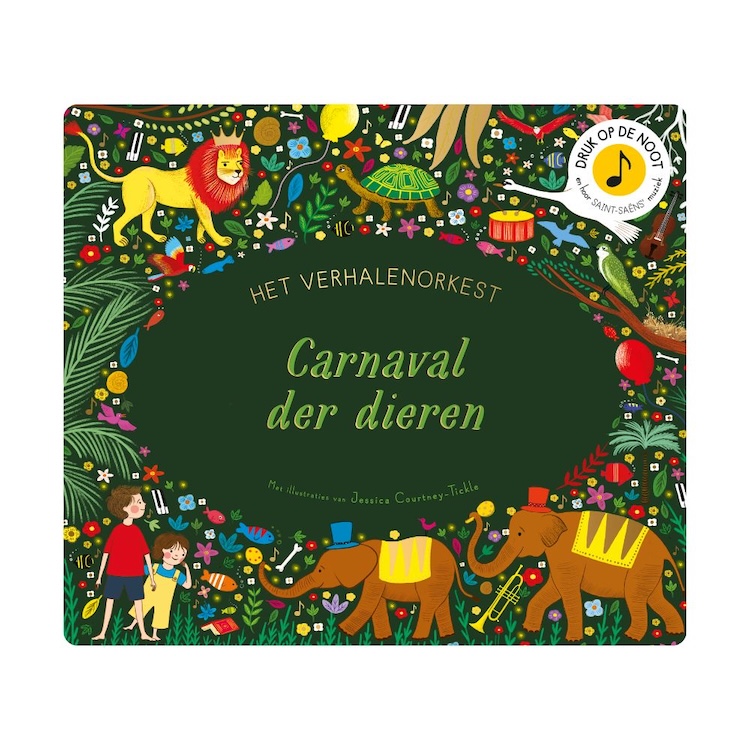 Muziekboek het verhalen orkest Carnaval der dieren