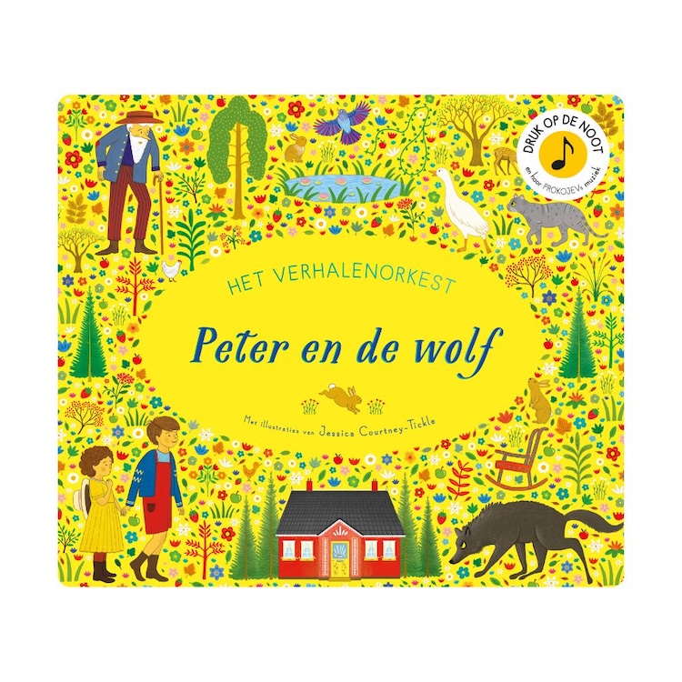 Muziekboek Het verhalen orkest Peter en de Wolf