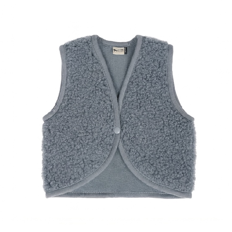 Alwero bodywarmer lulu light icy blue 100 merinowol
