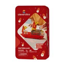 Cleverclixx magnetisch speelgoed mini tiles sinterklaas