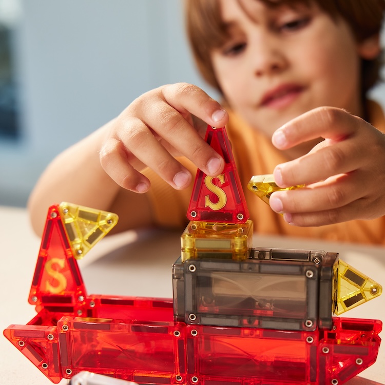 Cleverclixx magnetisch speelgoed mini tiles sinterklaas