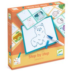 Djeco stap voor stap tekenen Lama en Co
