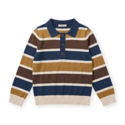 Fliink longsleeve polo Benny insignia multi stripe