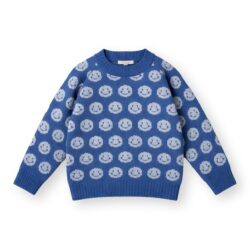 Fliink trui cashmere bon insignia blue emoji