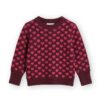 Fliink trui cashmere Janie burgundy red bud