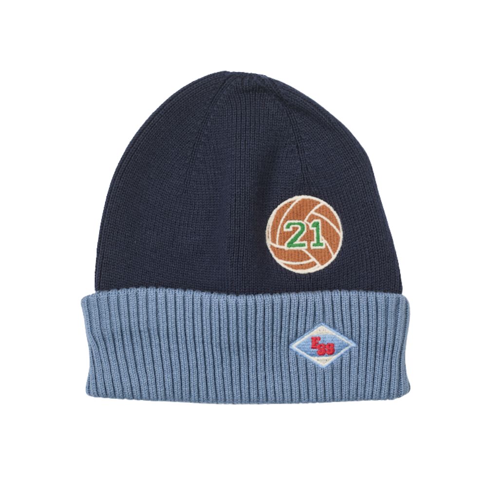 Floss beanie vincent blauw