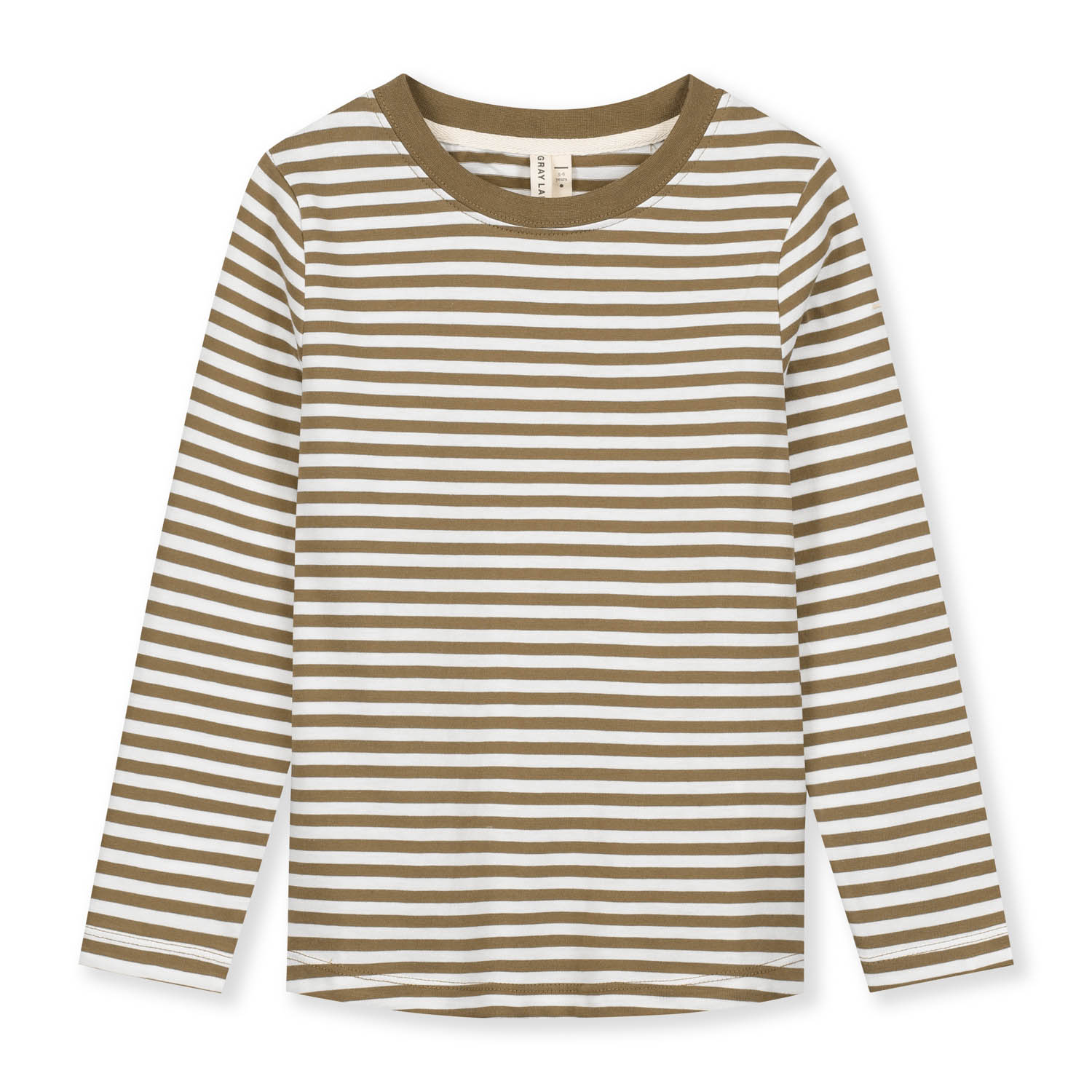 Gray Label longsleeve Woody Cream gestreept