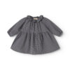 MarMar Copenhagen jurk dawson frill pigeon blue check
