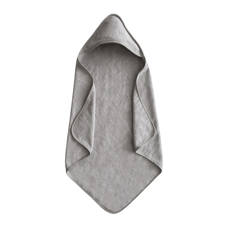 Mushie badcape towel gray