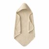 Mushie badcape towel fog beige