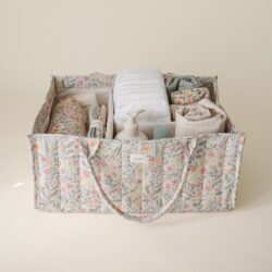 Mushie luier organizer pastel blooms