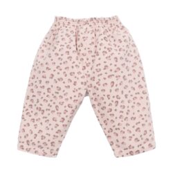 Play Up twill broek embroidery panter roze