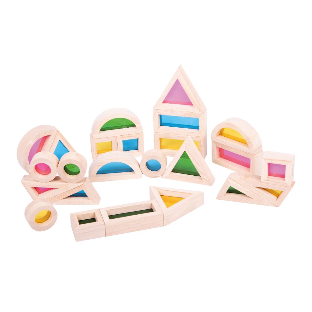 Tickit regenboogblokken 24 stuks