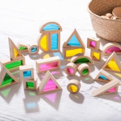 Tickit regenboogblokken 24 stuks